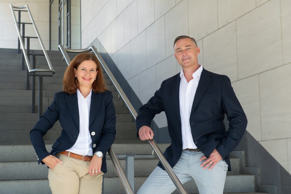 Bettina und Robert Heimhuber im gemeinsamen Teamfoto