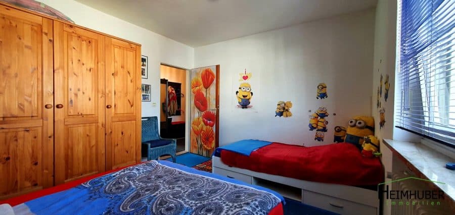 Ruhig gelegene 2 Zimmer-Wohnung in Karlsfeld zu verkaufen - Schlafzimmer