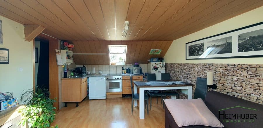 Gepflegte Doppelhaushälfte Wohnen mit Terrasse und Garten & gleichzeitig Miete erhalten -super Deal - DG Wohnzimmer Küche