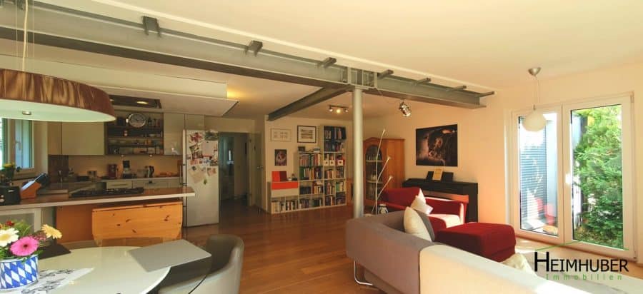 Gepflegte Doppelhaushälfte Wohnen mit Terrasse und Garten & gleichzeitig Miete erhalten -super Deal - EG Wohnzimmer