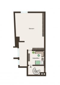 Plan Galerie nach Umbau