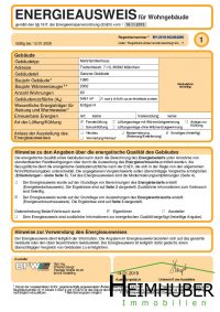 Energieausweis I