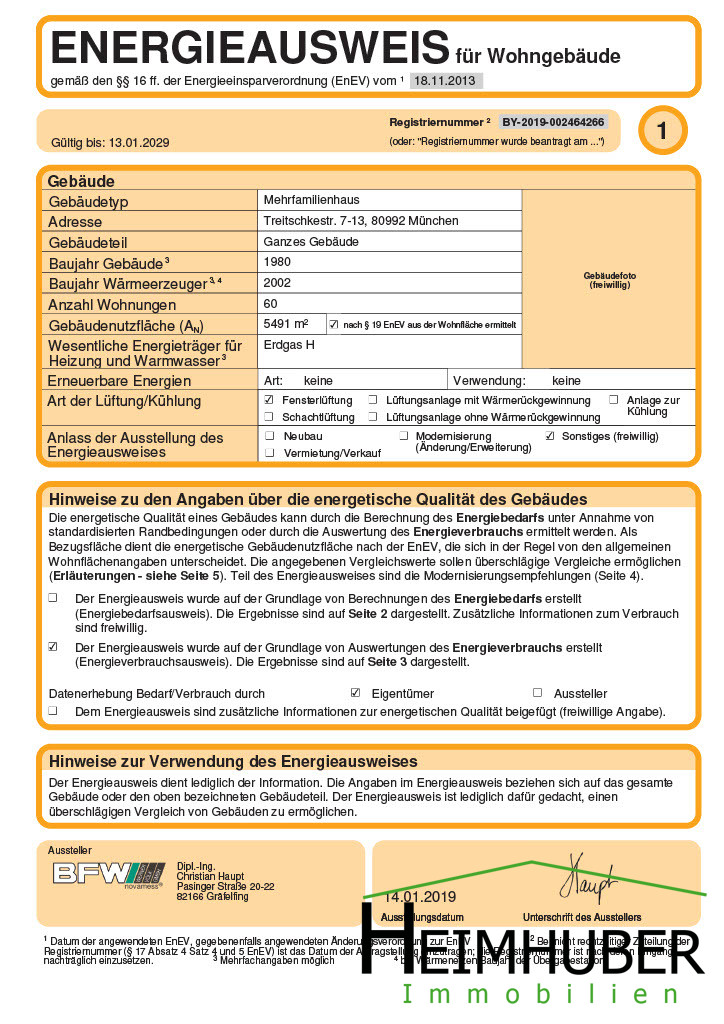 Energieausweis I