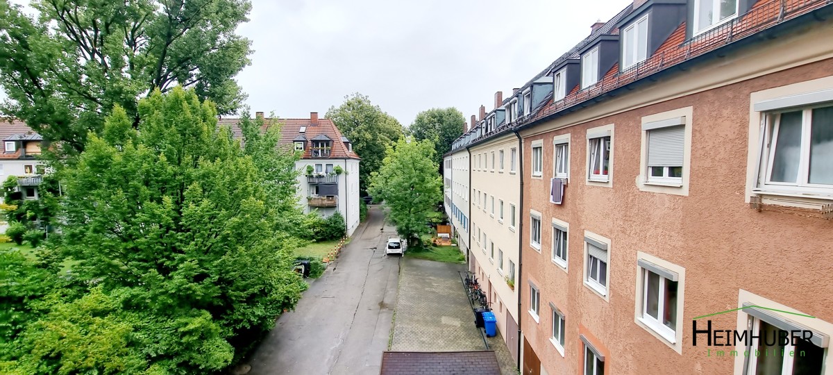 Blick in den Hinterhof