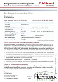 Energieausweis