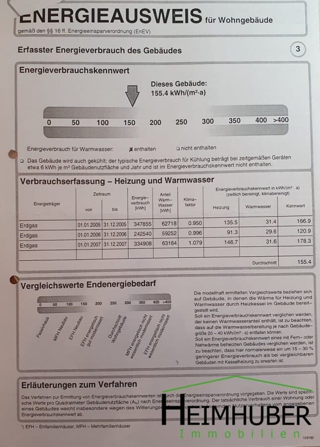 Gepflegte Altbauwohnung in Neuhausen zu vermieten - Energieausweis