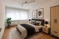 Schlafzimmer möbliert Beispiel