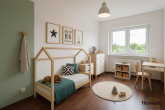 Beispiel Kinderzimmer möbliert - Attraktiver Preis! Hier können Sie sofort einziehen! Sonnige 3 Zimmerwohnung mit Loggia & Lift!