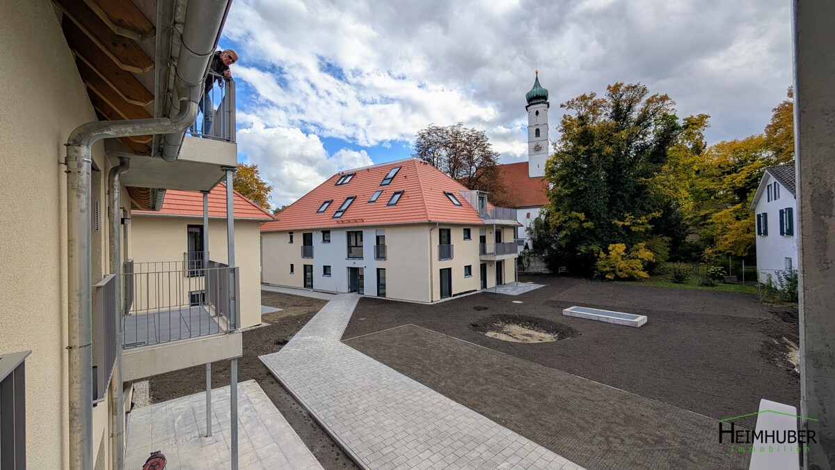 Aussicht vom Balkon