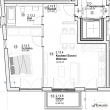 Plan - Moderne & schön geschnittene 2 Zimmer Wohnung, in einer Mehrfamilienvilla
