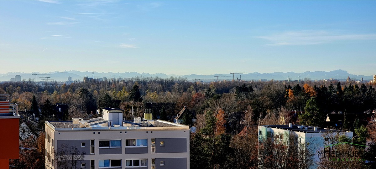 Ausblick vom Balkon